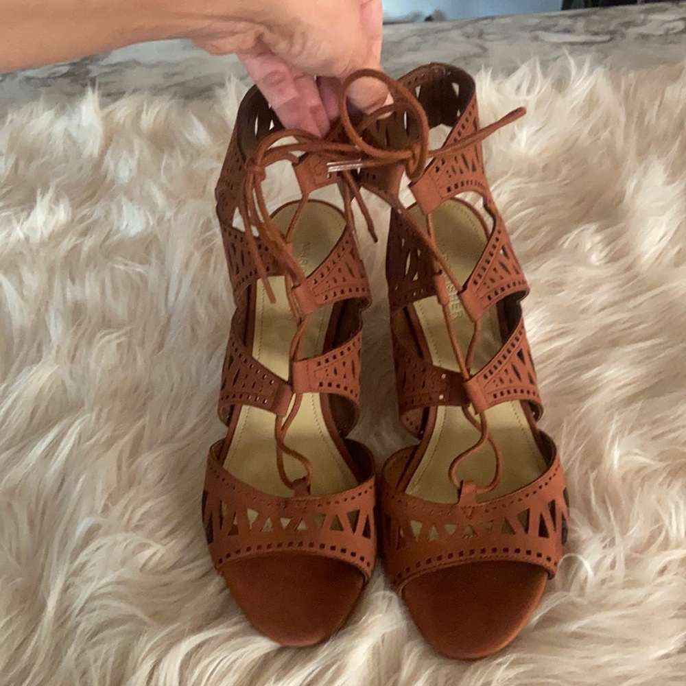 Marc Fisher Gladiator Block Heel Sandal